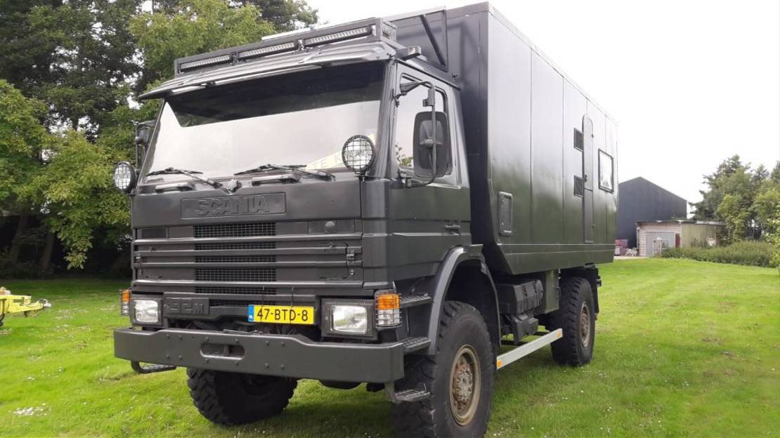 Scania P92 MK 4x4 expedition truck , overlandcamper